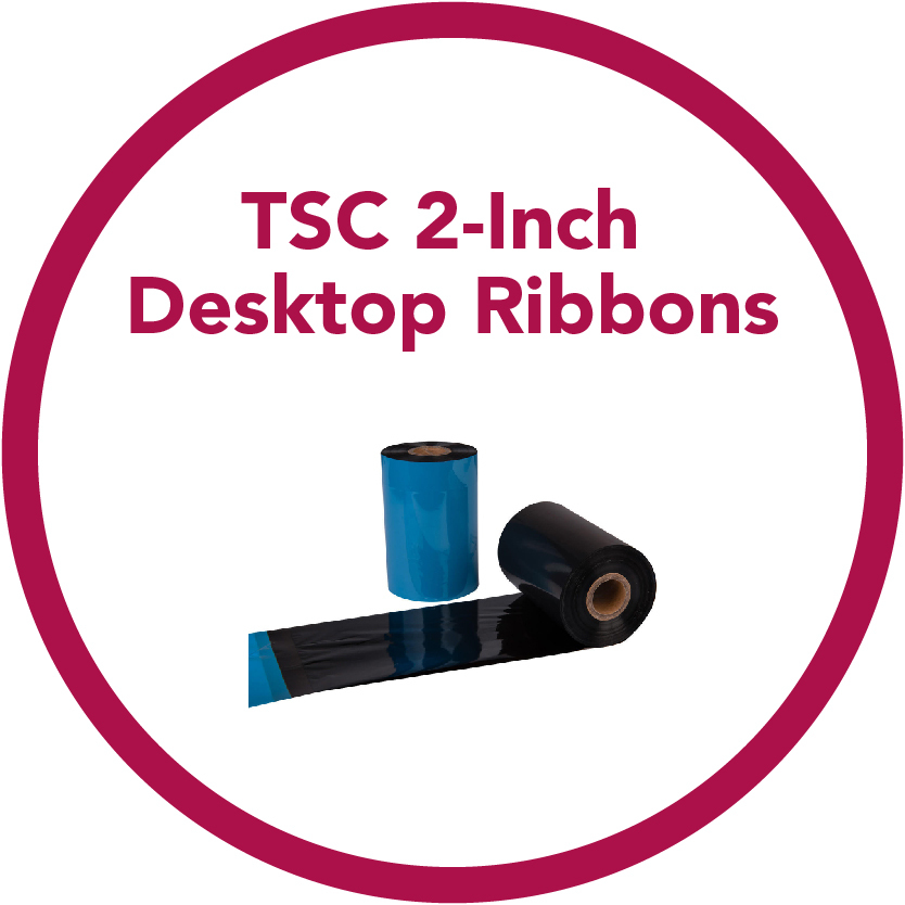 TSC 2-Inch Desktop Ribbons